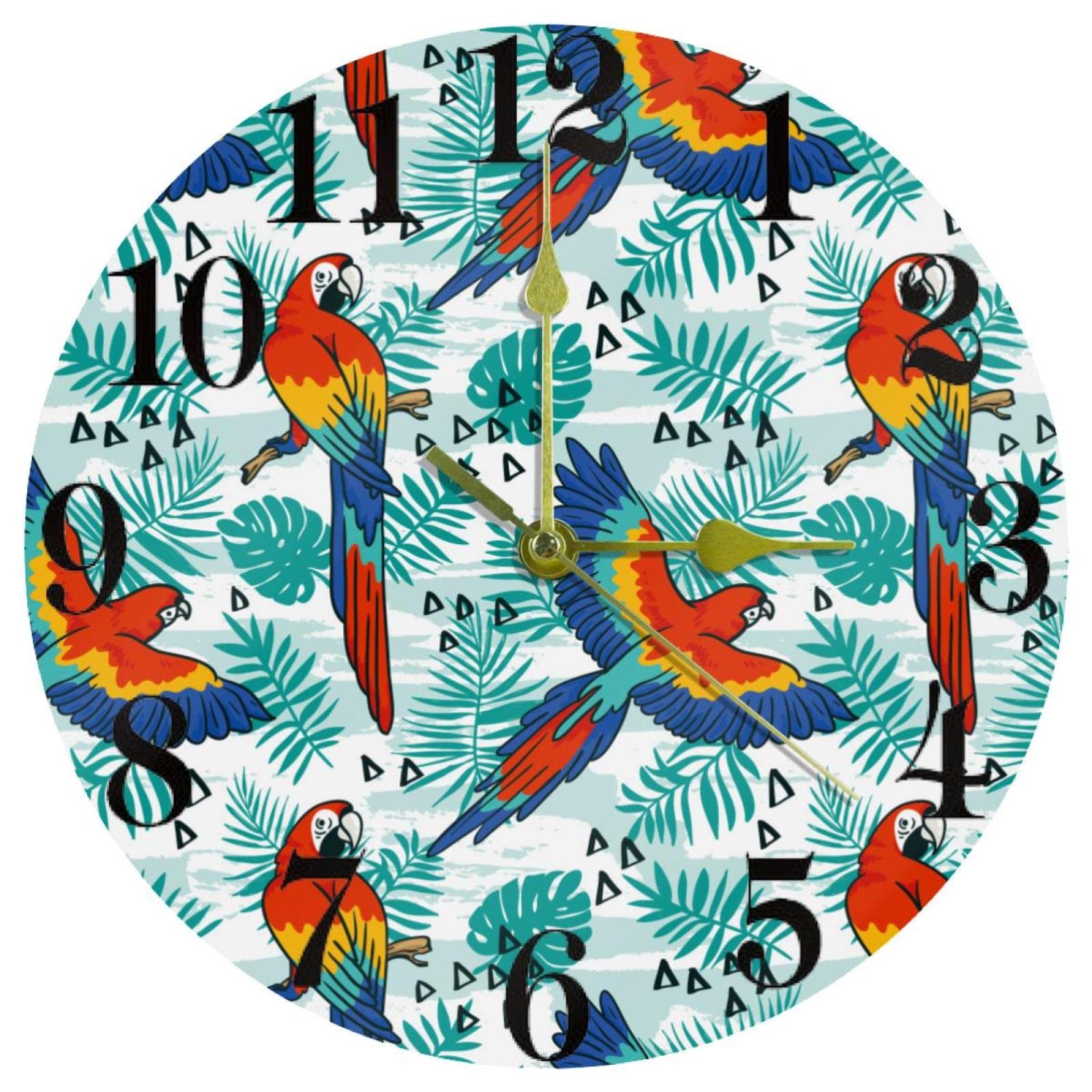 Horloge murale sans tic-tac mécanisme silencieux pour des nuits paisibles