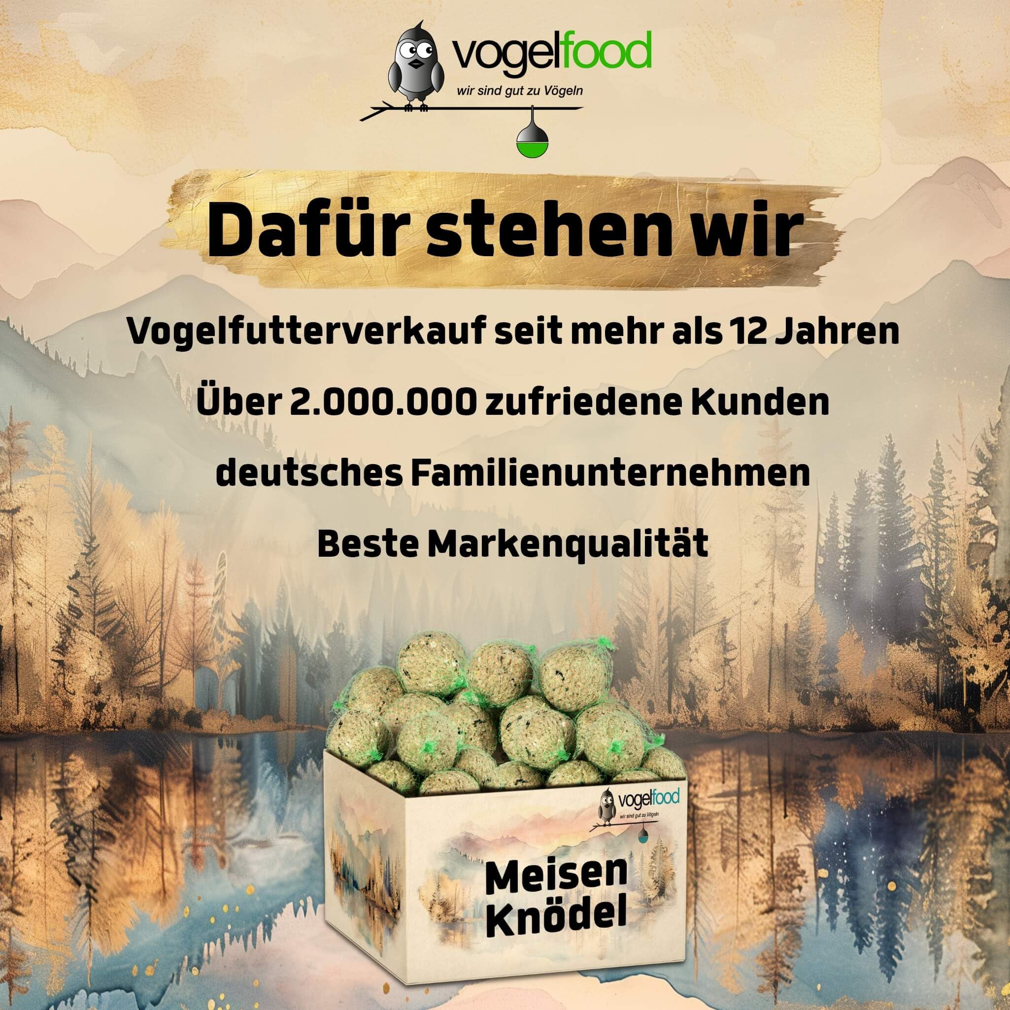 Vogelfood 200 x 90 g = 18 kg Meisenknödel Marke Vogelfood Vogelfutter 4 Jahreszeitenknödel Wildvogelfutter Ganzjahresfutter Fettfutter mit Netz
