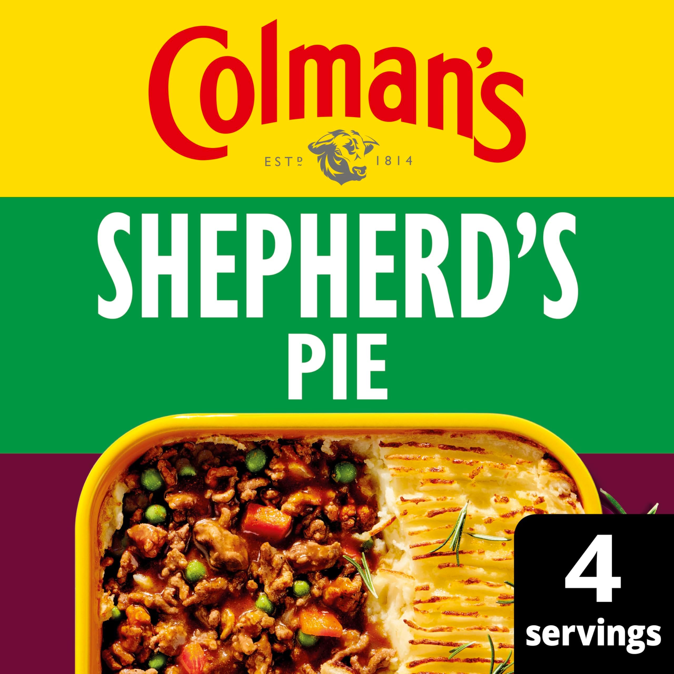 Colman's Classic Comforts Shepherd's Pie Meal Maker perfect with creamy mashed potato quick to prepare pie mix 50 g