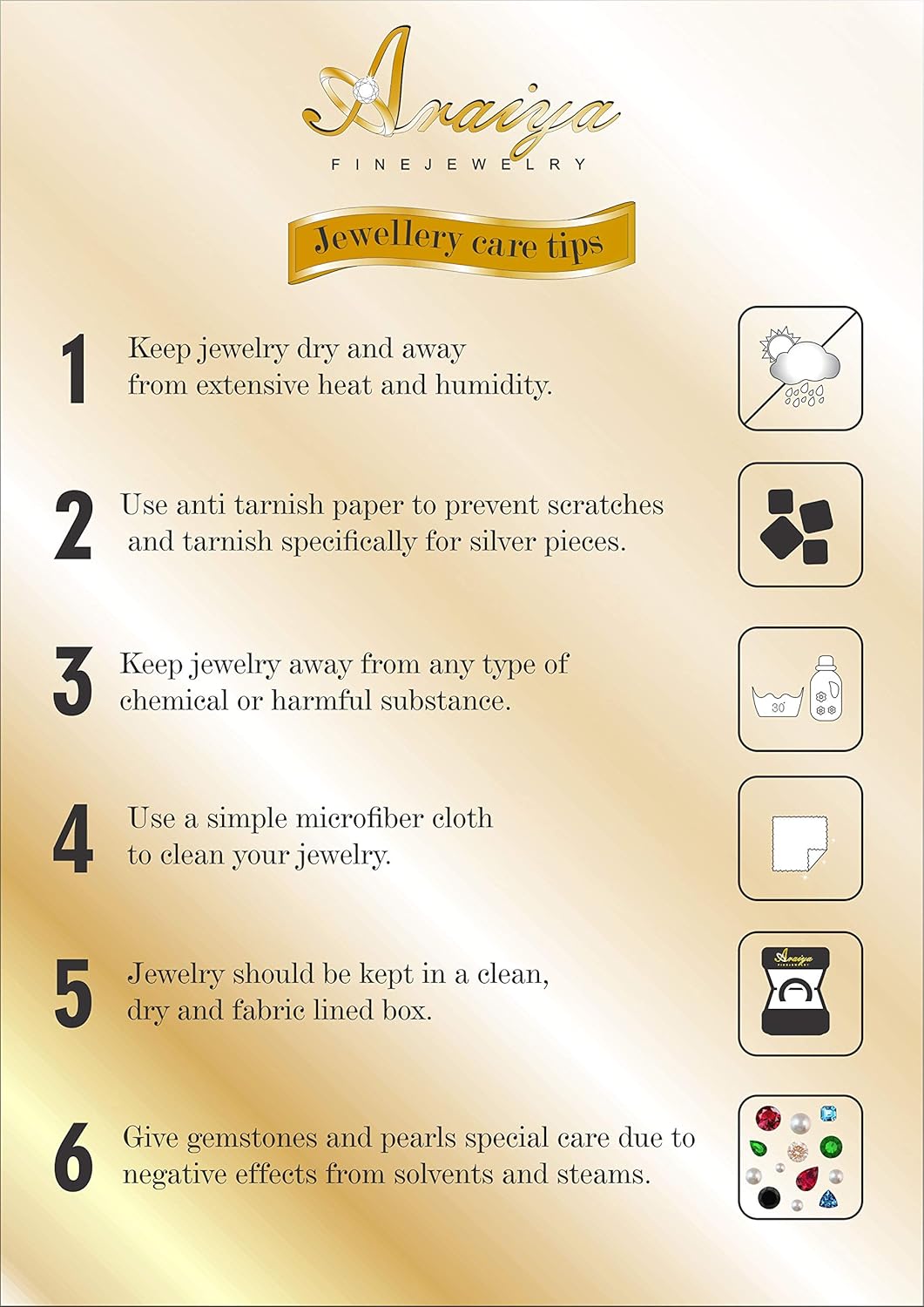 Vista 6 de Collar con colgante de plata de ley con diamantes y piedras preciosas 110 quilates color I-J claridad I2-I3 18 pulgadas Metal Piedra