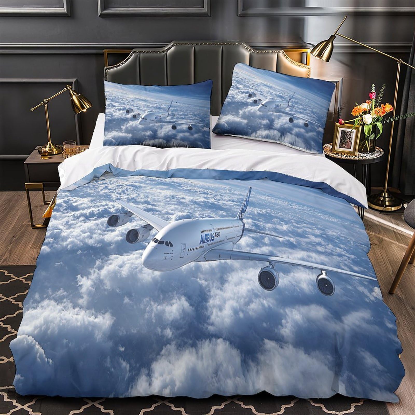 Housse de couette fermeture éclair pratique et microfibre super douce