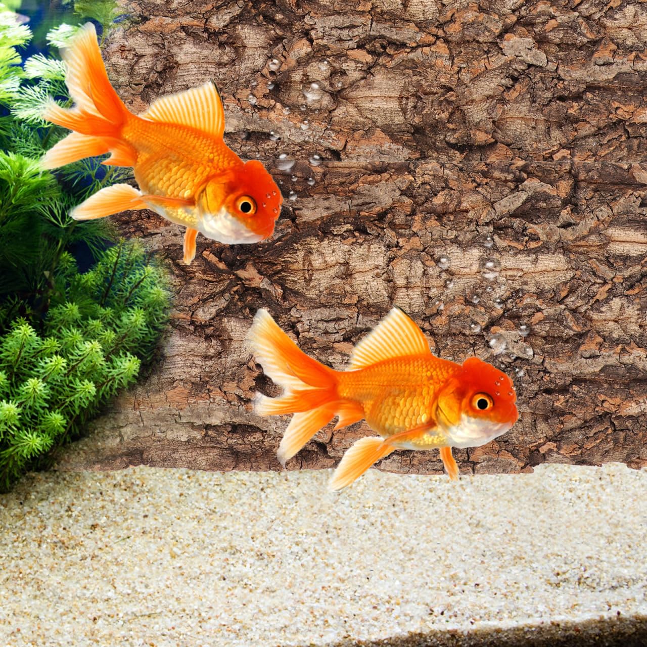POPETPOP 3 Pezzi Corteccia di Sughero Naturale per Terrario, Sfondo per Rettili, Decorazione per Acquario e Vivario, Kit Varie Dimensioni per Drago Barbuto e Geco