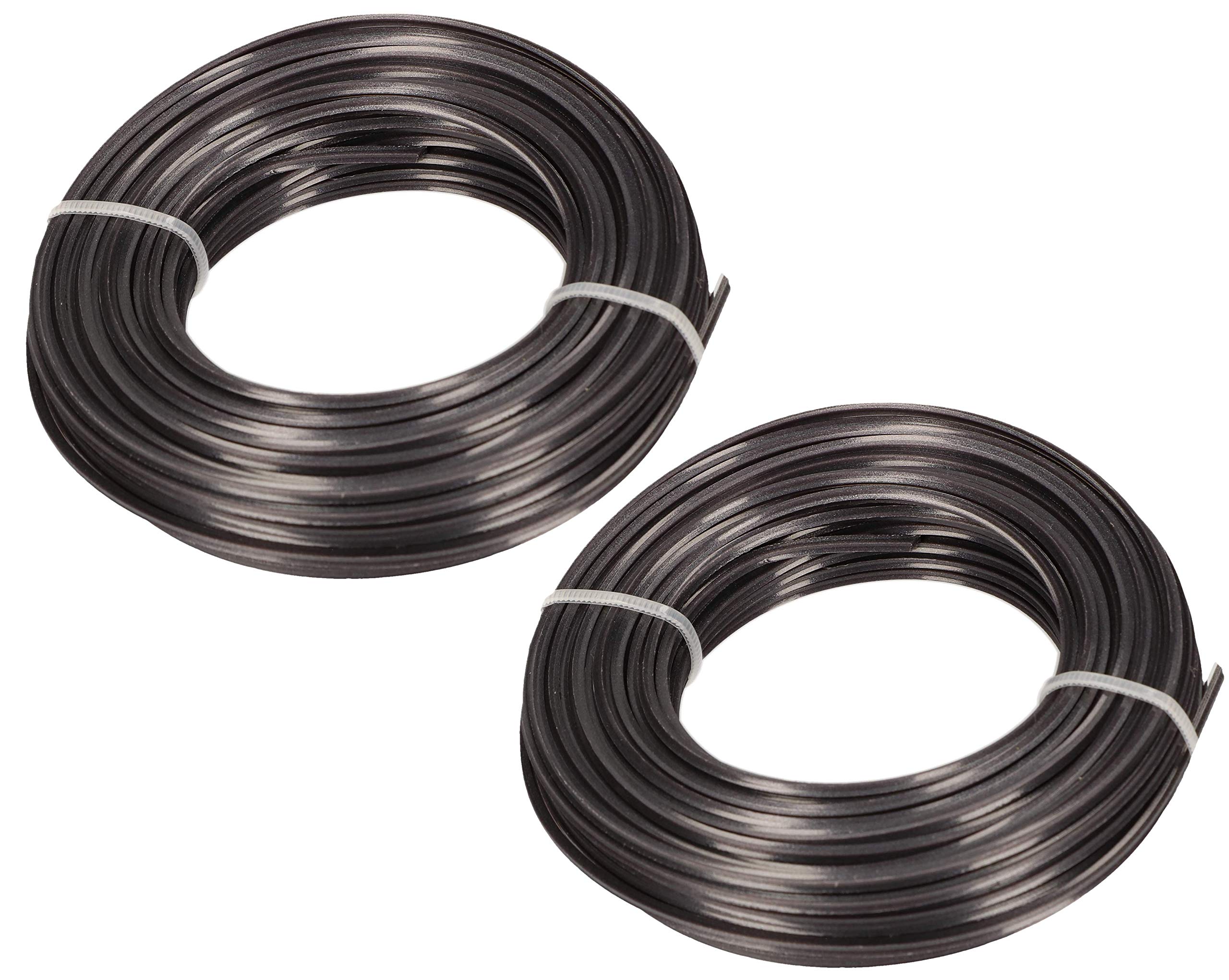 KOTARBAU® 2 x Hilo de Corte de 15m / 2 mm, Hilo para cortacésped Estrella, Hilo para Herramientas de jardín, Bobina de Repuesto, Hilo para cortabordes o desbrozadoras, Hilo de siega Reforzado, 2 uds