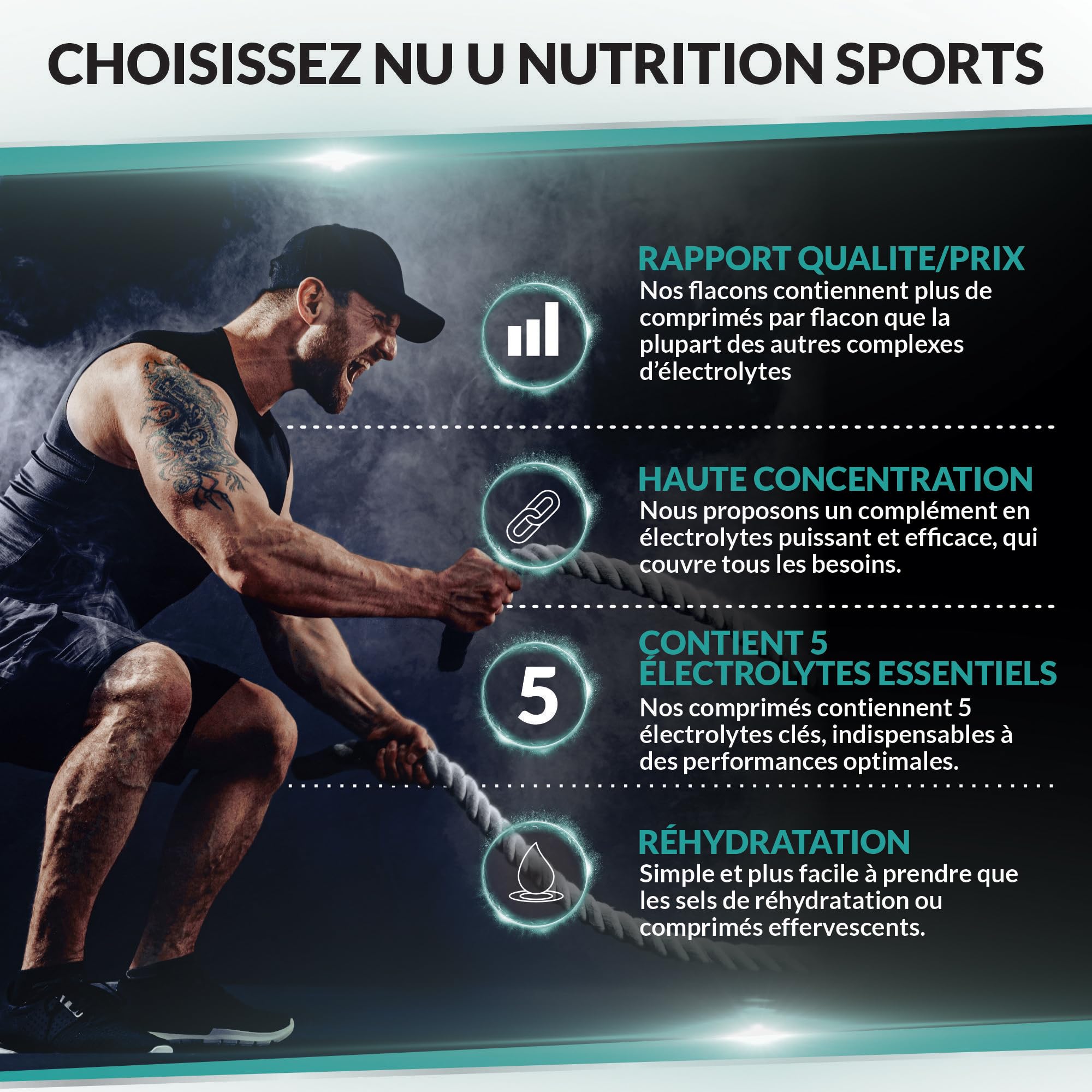 Complexe d'Électrolytes - 270 Comprimés Véganes Sans Arôme, avec Sodium, Potassium, Magnésium & Phosphate de Calcium - Convient aux Régimes Carnivore & Paléo - Fabriqué en Europe - Xellerate Nutrition