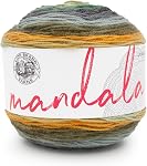 Lion Brand Yarn, Mandala multicolore varié Yarn pour le crochet et tricotage, artisanat Yarn, Loup-garou, paquet de 1