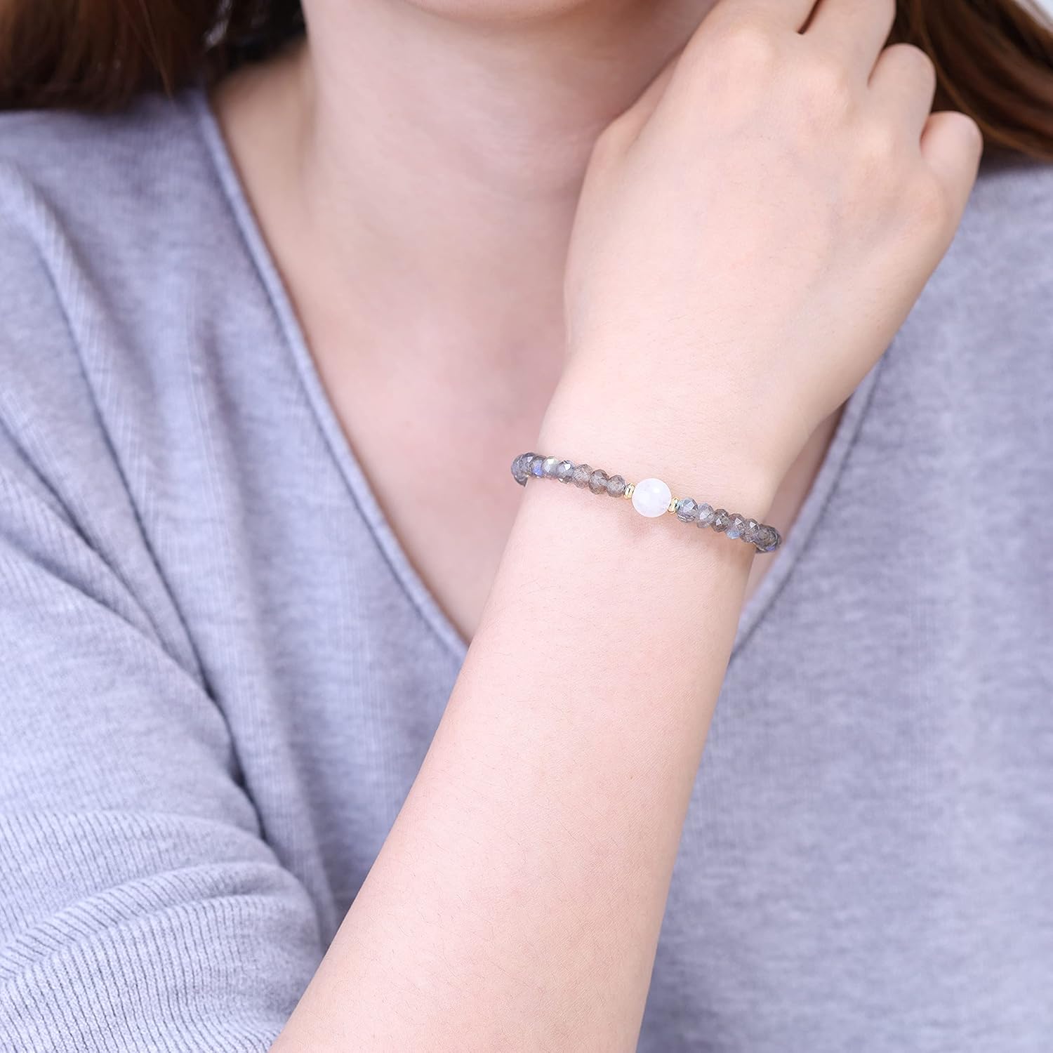 COAI Women's Beaded Bracelet Healing Crystal Bracelet for Women - Image 2