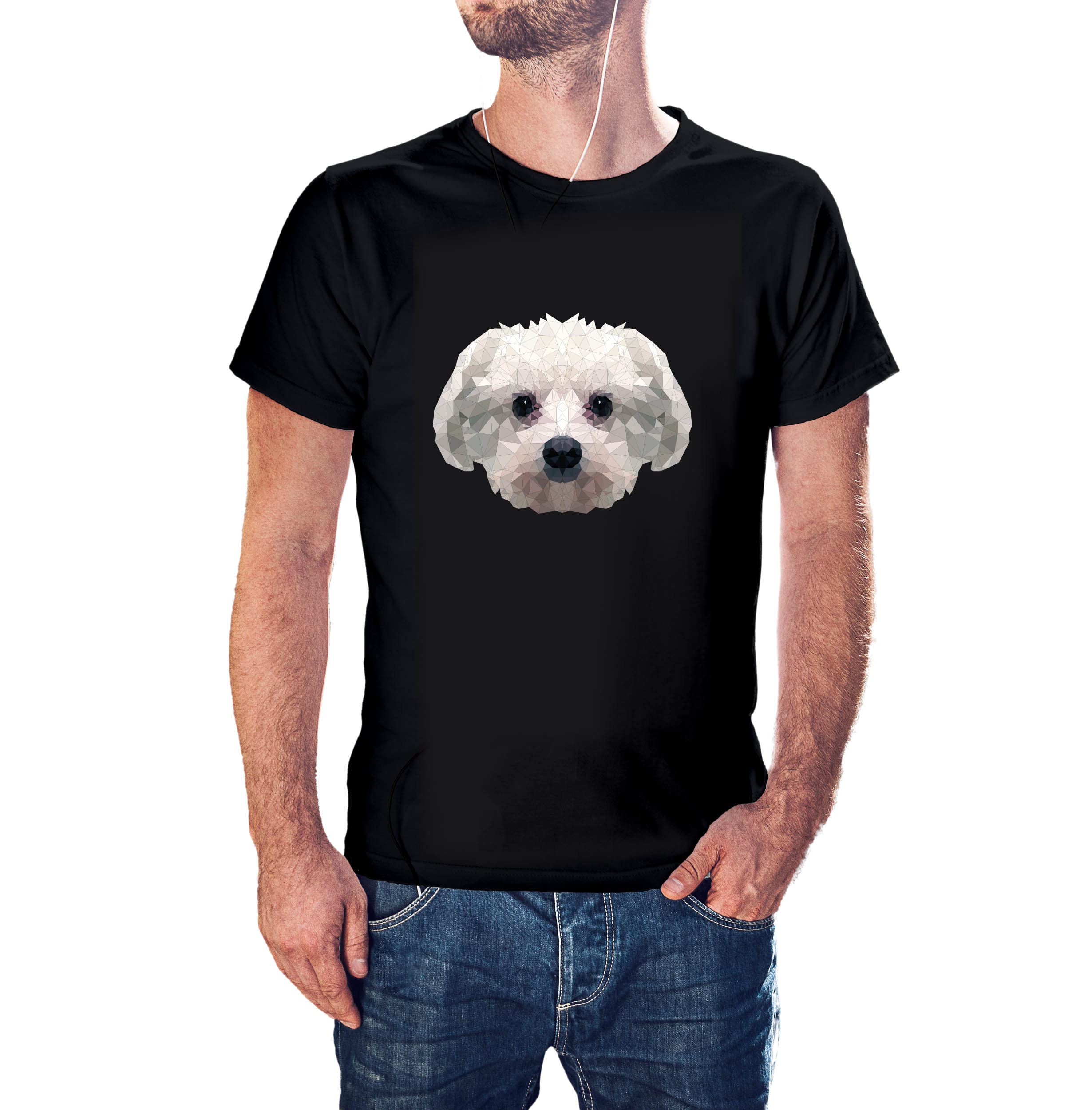 Volume 9 BECHON Fries Dog 100% Cotton Round Neck Printed T Shirt for Men Women, Dog Lover t Shirt, Dog Pattern t Shirt, Pet Lover t Shirt. Black (B0CDXW2Y8B) Amazon Price History, Amazon Price Tracker