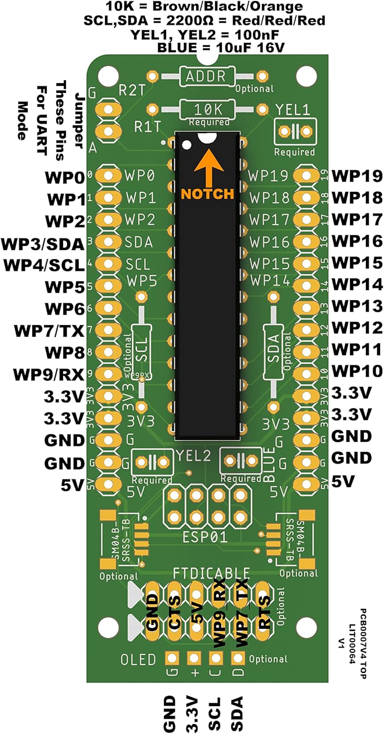Serial Wombat 18AB I2C / UART Smart I/O GPIO and Ubuy Sri Lanka