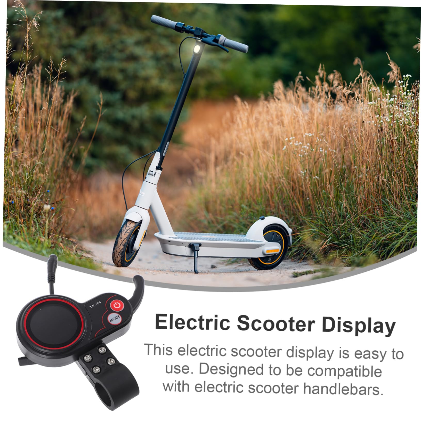 Abaodam Display Per Scooter Elettrico Pin Sostituzione Dello Strumento Di Comunicazione Display Sostitutivo Del Manubrio Dello Scooter Pannello Di Visualizzazione Parti Di Ricambio