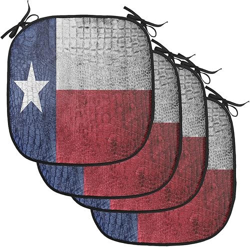 Vista 421 de Lunarable Orient - Cojín de asiento para silla, curlicues florales orientales con elementos artísticos venecianos, hojas de follaje, damasco a