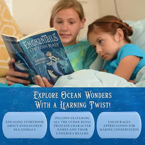 Miniatura 4 de Mermaid Tail Blanket for Kids - 5-Piece Glow in The Dark Girls Slumber Set - Wearable Mermaid Tail Sleeping Bag - Ideal for Sleepovers