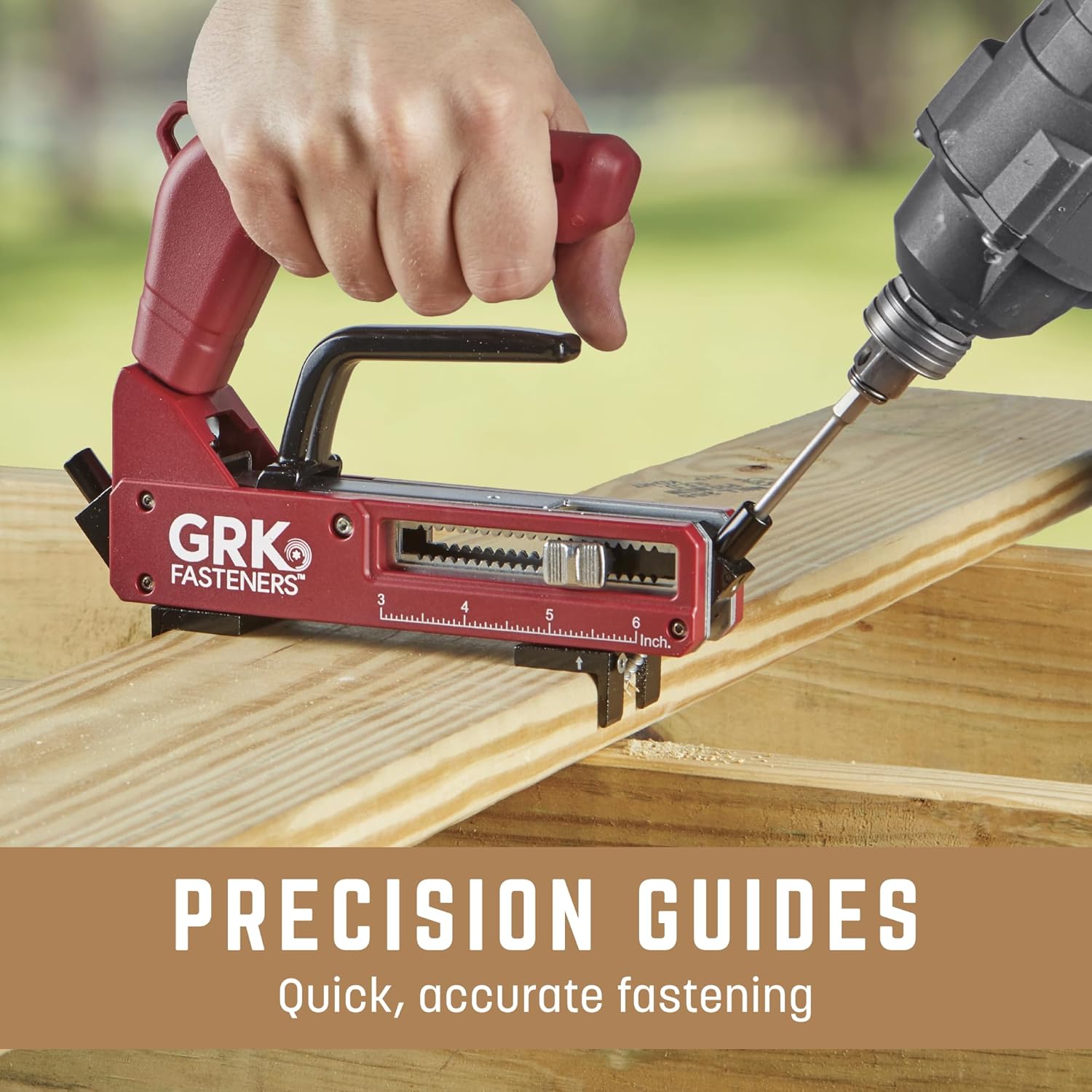 GRK Fasteners AnglePro™ Hidden Fastening Deck Tool, for Precise Decking Installation, Adjustable Board Gapping & Width, Superior Clamping Force, Compatible Deck Elite Hidden Fasteners Sold Separately