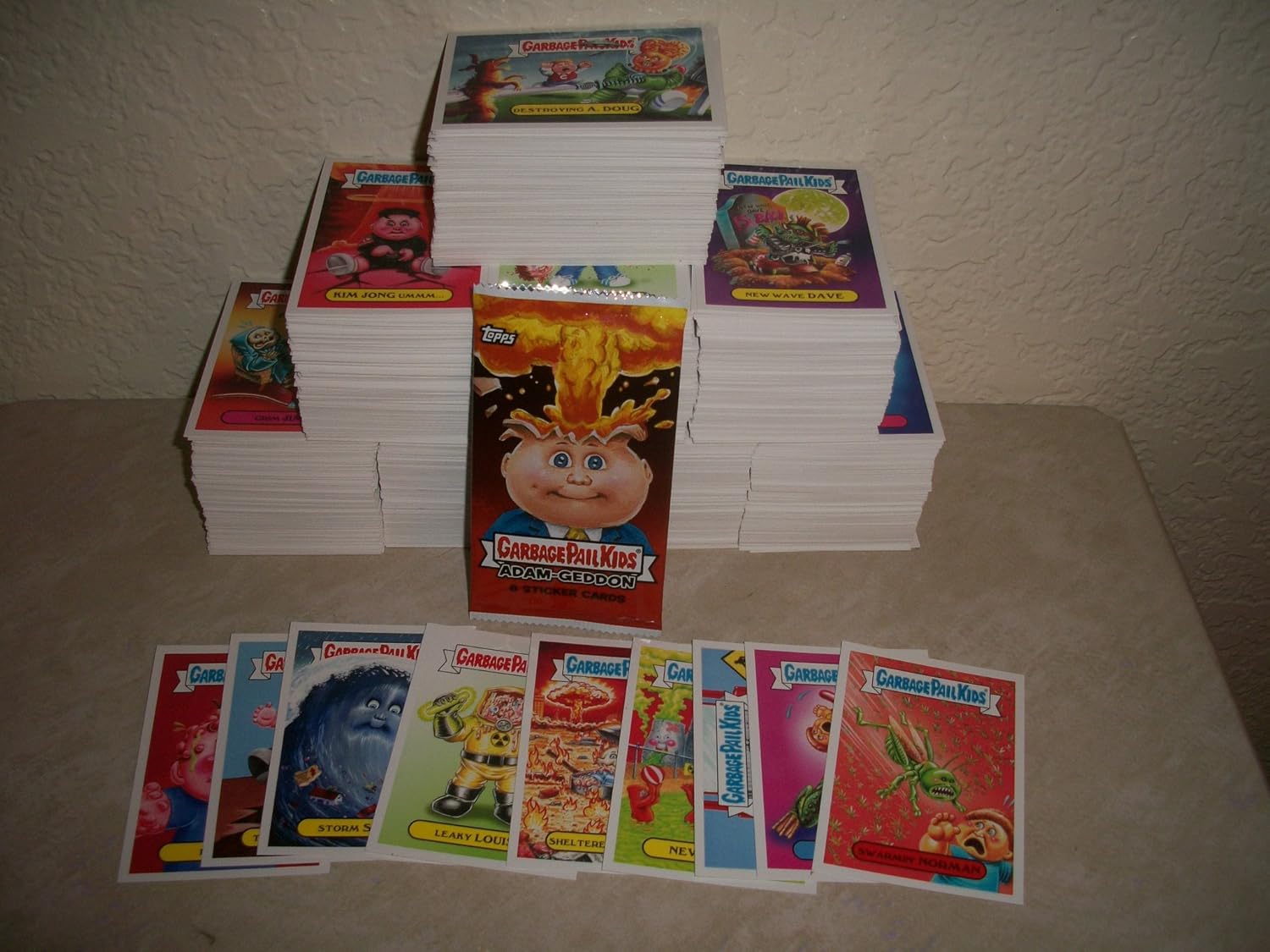 Garbage Pail Kids 2017 Series 1 ADAM-GEDDON LOT of Thirty Different Stickers + 2 Cereal Killer Cards.