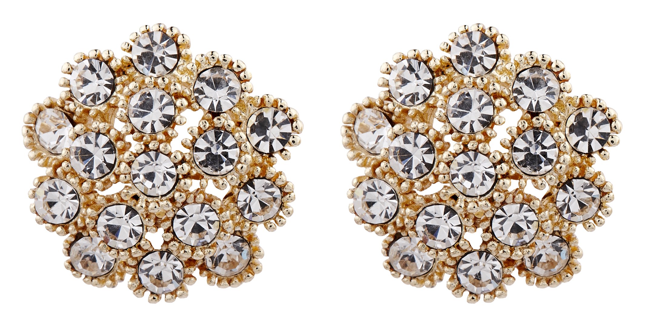 Orecchini a clip | Orecchini cuff in cristallo