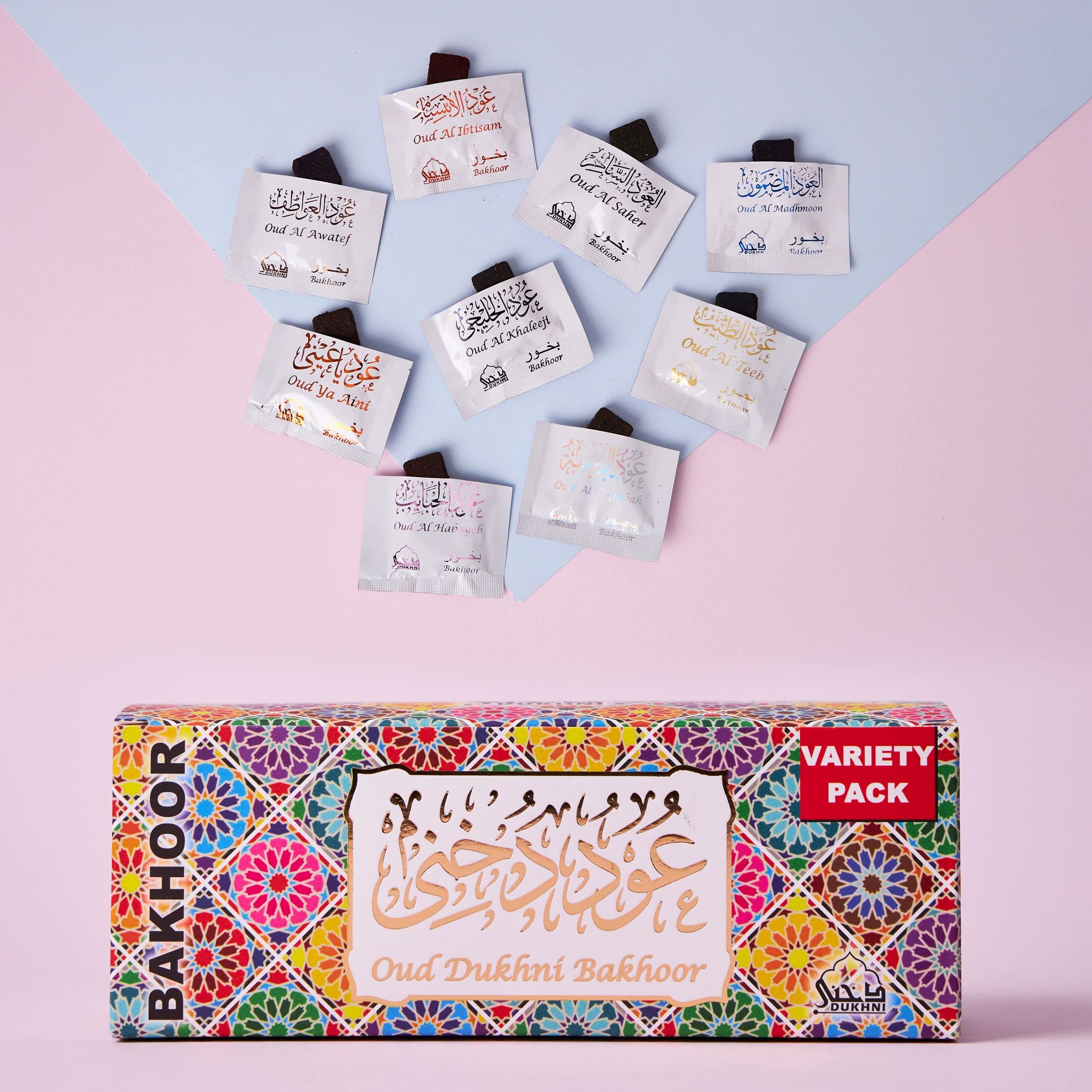 Buy Oud Bakhoor Variety Box دخني عود بخور by Dukhni Assorted Box 30
