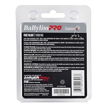 BaBylissPRO Replacement Fade Clipper Blades for FX870, FX825, FX673 Clippers and most 2-hole blade systems