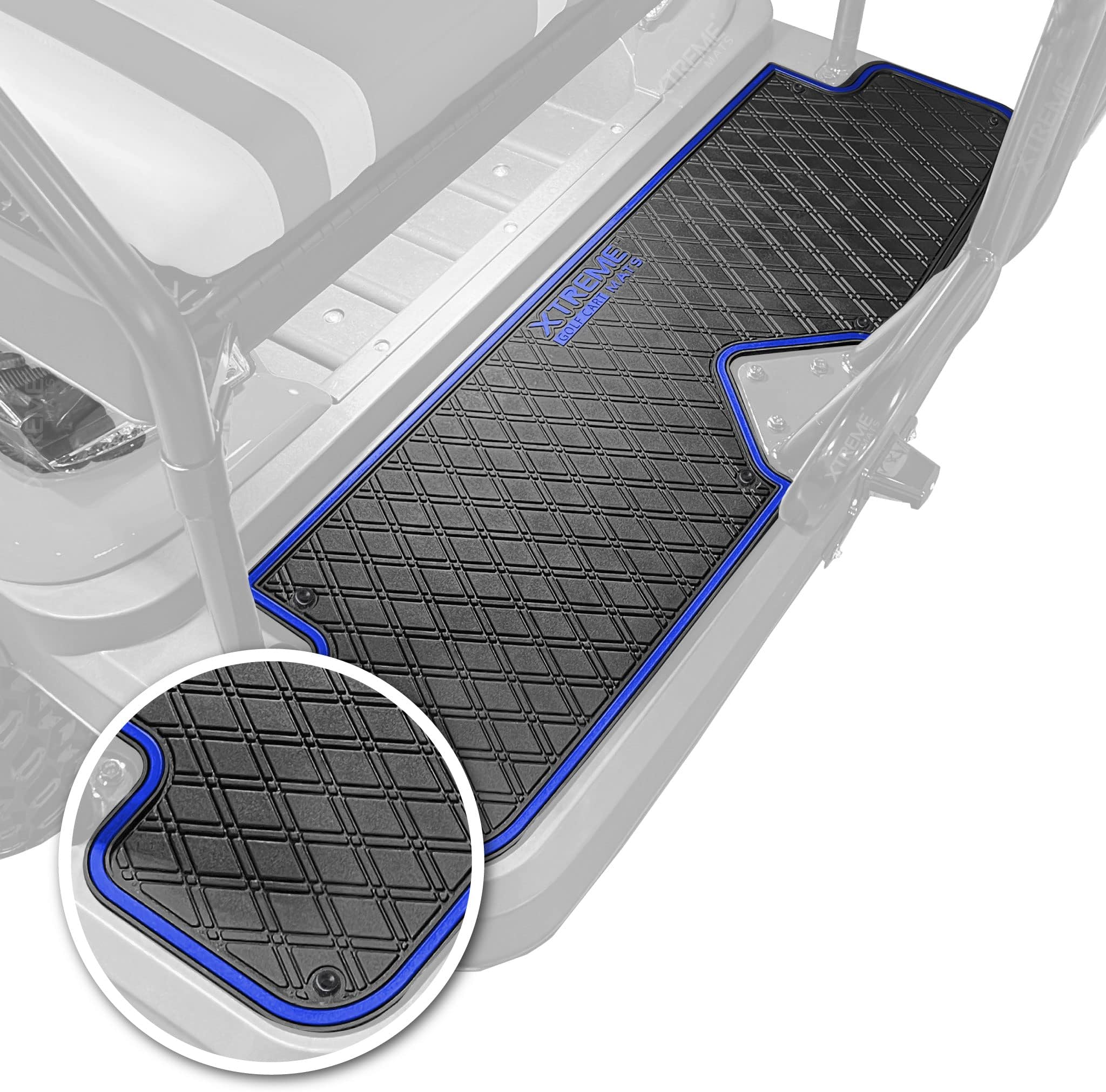 Xtreme Mats Golf Cart Mat for Rear Facing Foot Rests & Rear