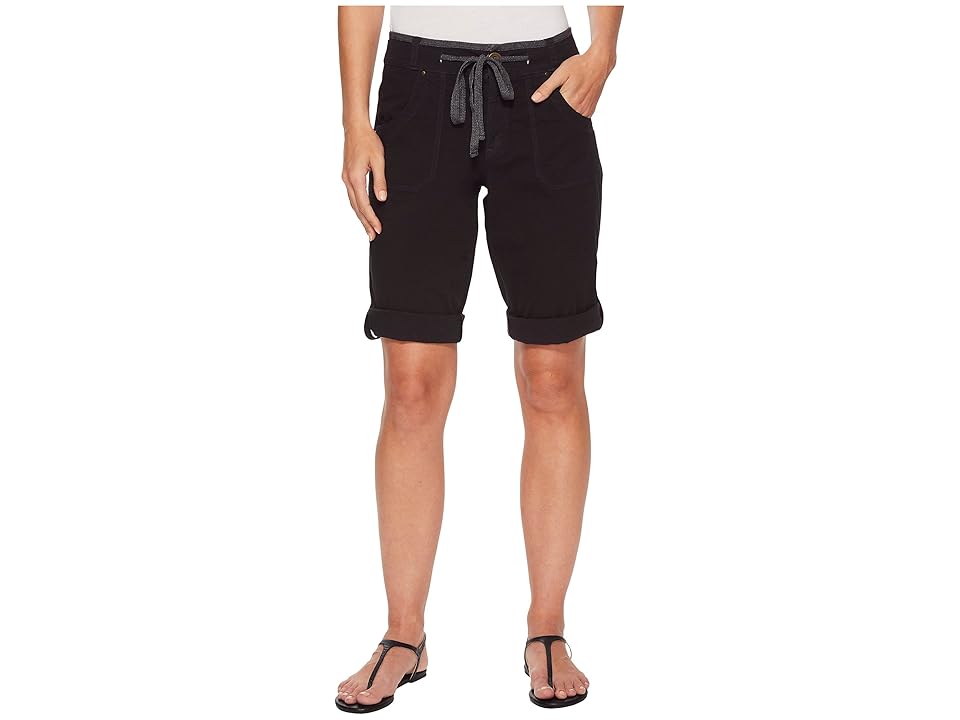 

Fresh Produce Stretch Broadcloth Safari Pedal Pusher (Black) Women's Shorts