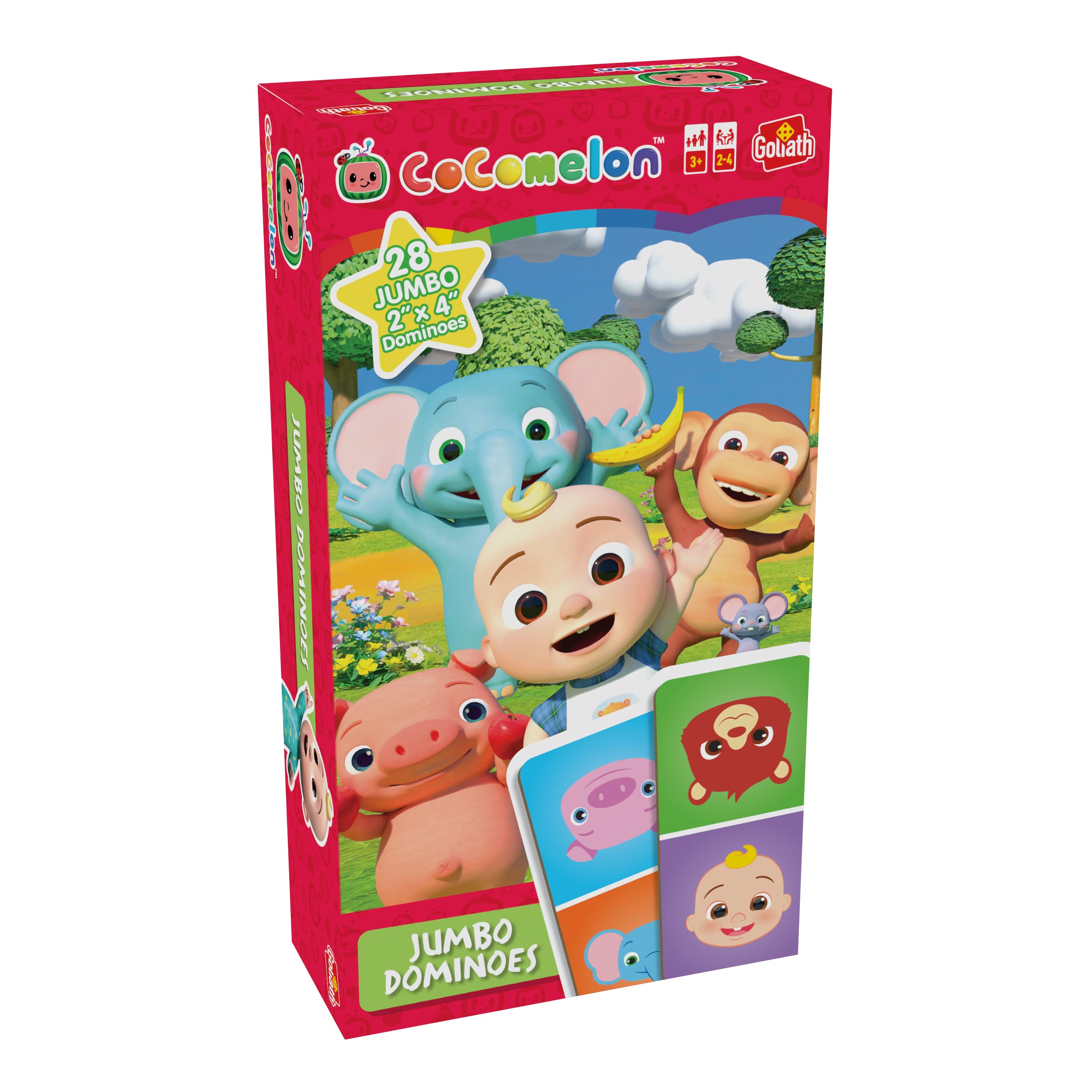 Goliath Games Cocomelon - Jumbo Dominoes, Multicolor, 1 - Image 2