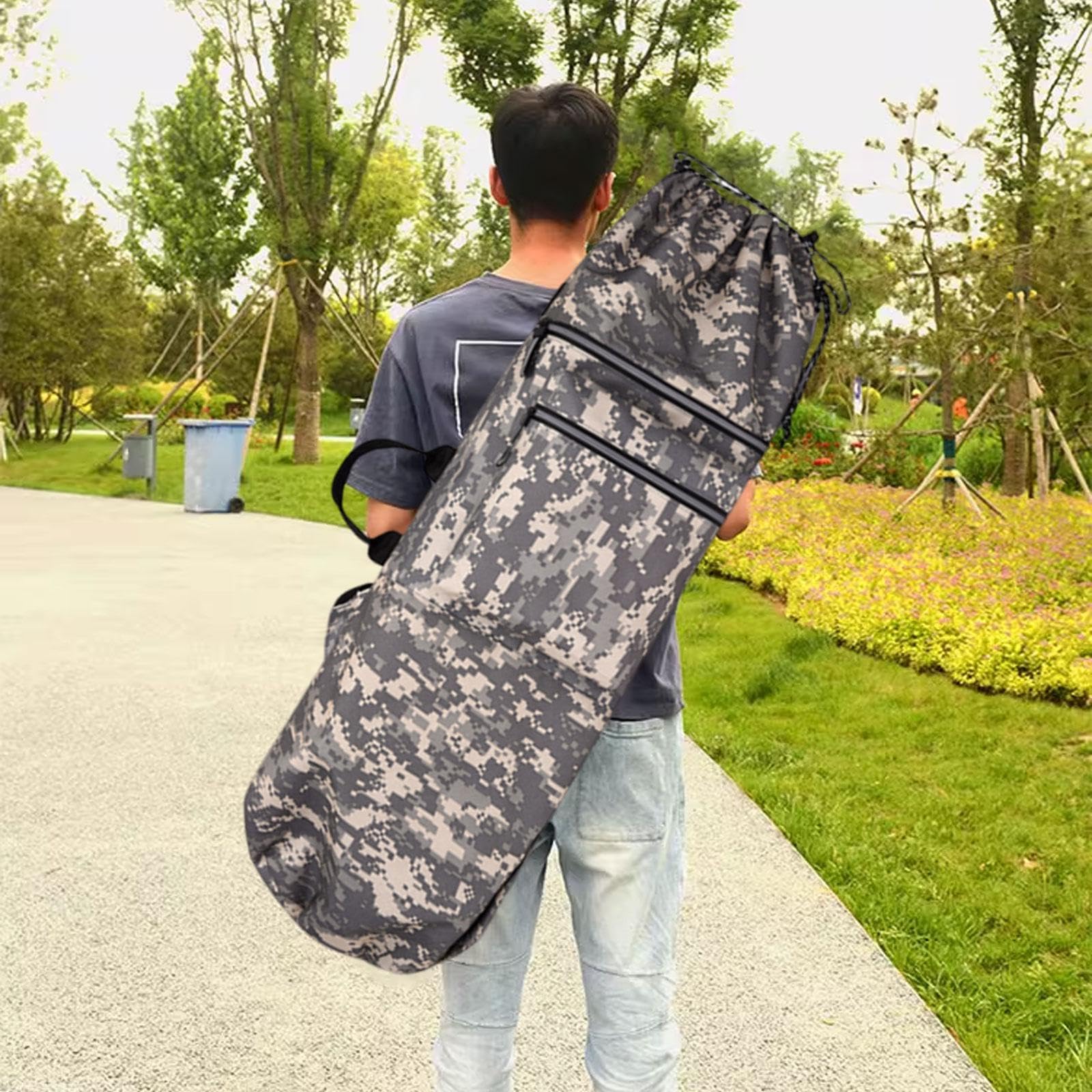 predolo Estuche de Transporte para Longboard, Mochila para Patineta, Patineta Eléctrica, Accesorios, Almacenamiento, Bolsa Portátil