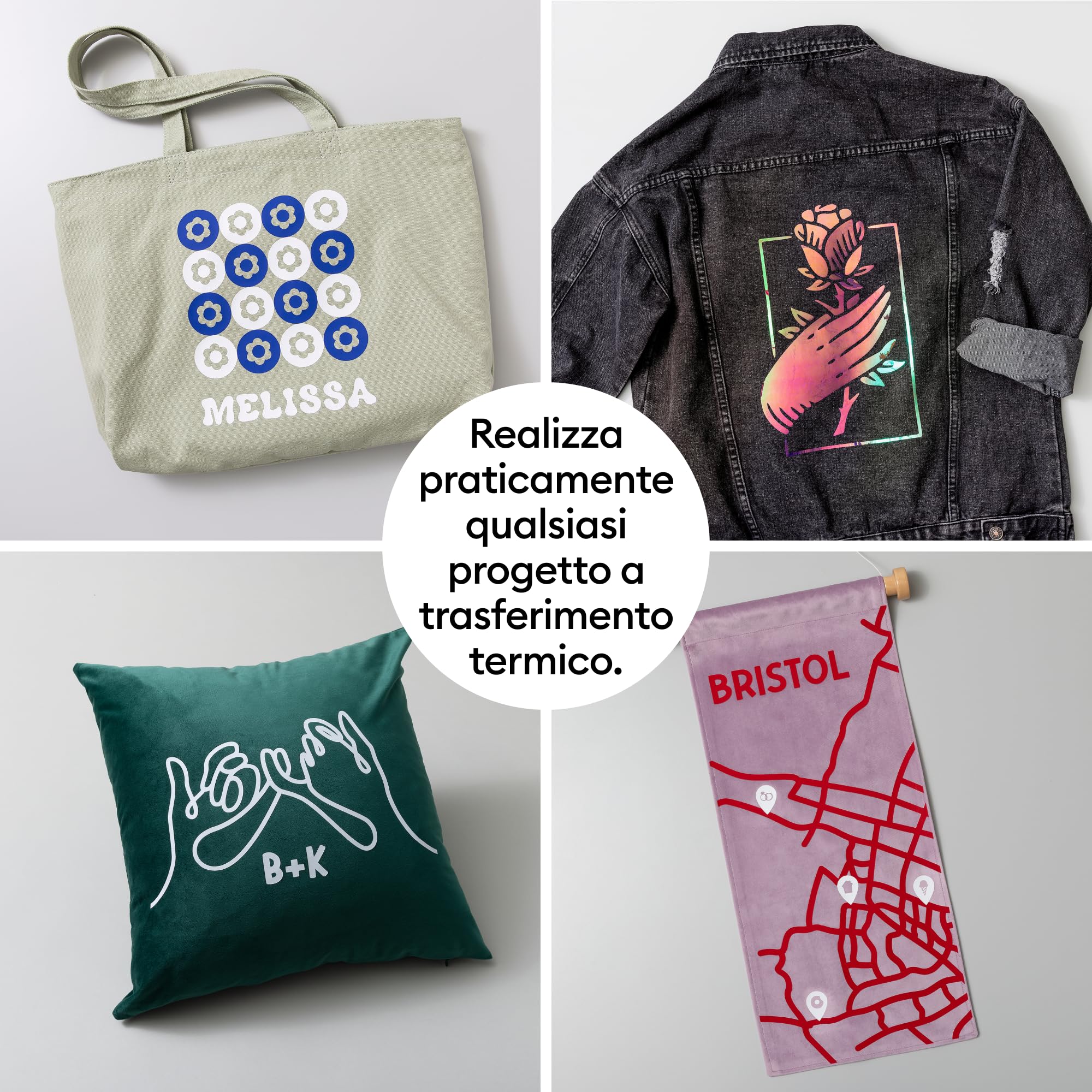 Cricut EasyPress 3 Piastra termica da 30x25 cm,Termopressa per felpe,coperte,festoni e altro, utilizzare con termovinile (HTV), Infusible Ink, prodotti per sublimazione, temp. max. 205 °C, blu zen