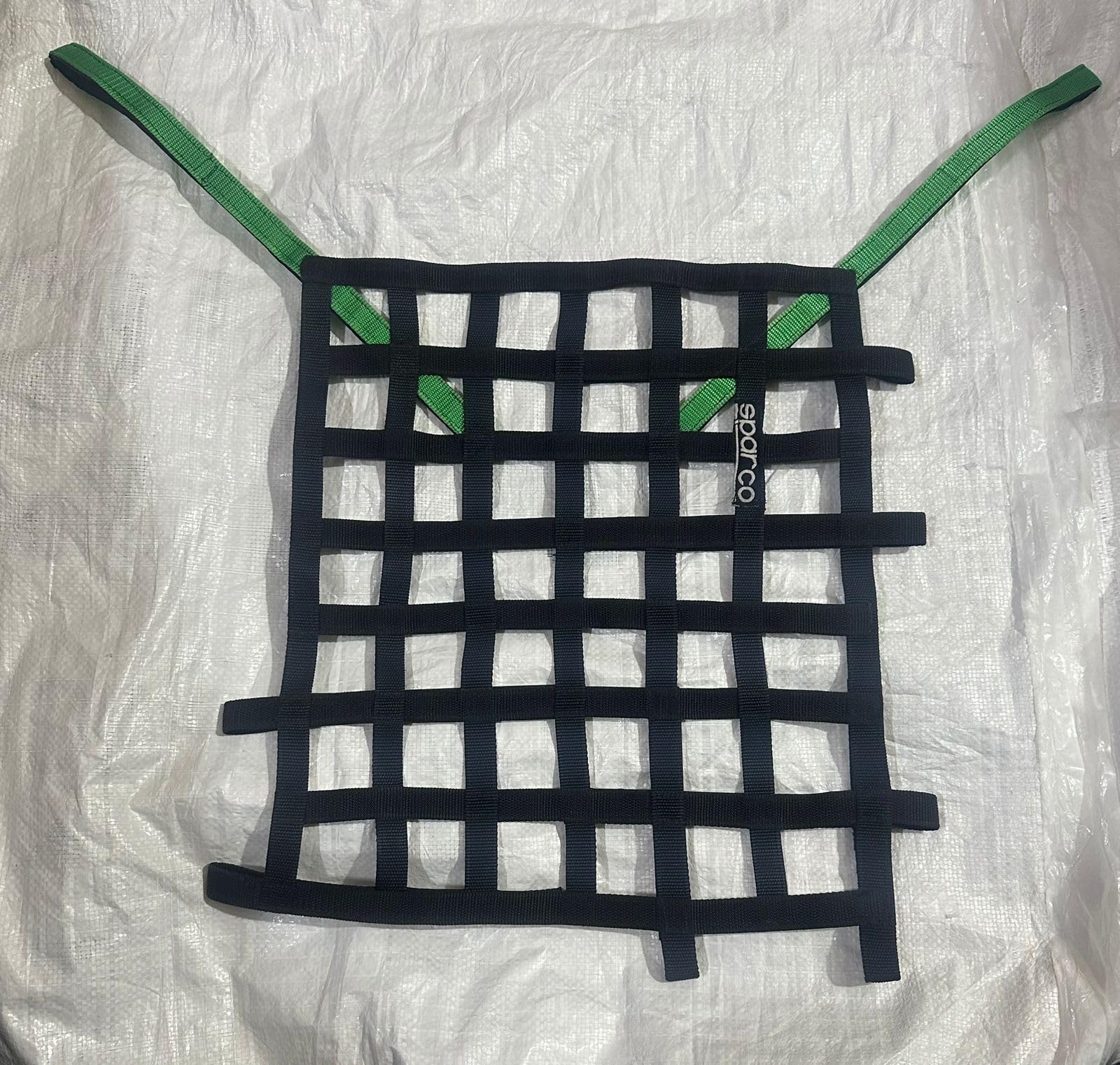 AUTO MT UNIVERESAL Black Green Sparco Window Racing Net Racing CAR