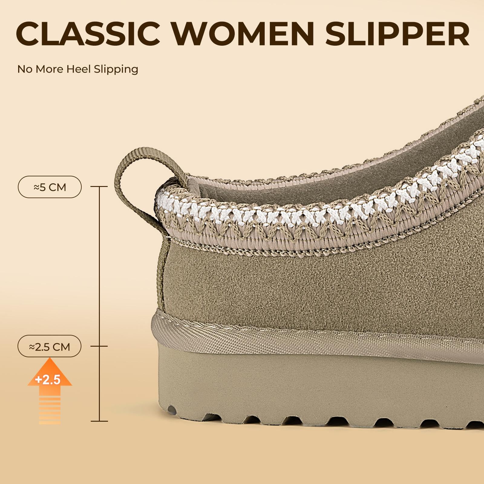 Mishansha Pantofole Donna Invernali Ciabatte Pelose Inverno Scarpe Casa - Esterno e Interno,36-43