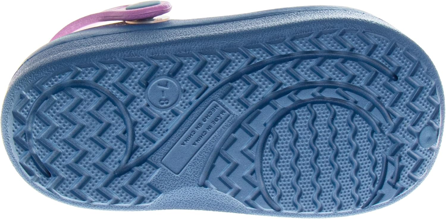 Girls Characters Clog Sandal Waterproof Slip-On Slides for Girls Stitch Frozen Minnie Mouse Sesame Street Closed Toe Clogs Sizes Infant/Toddler/Little Kid - Image 5