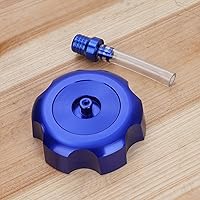 Vista 4 de Tapa de combustible CNC Billet Tapa de tanque de gas con tubo de ventilación antifugas se adapta a 50cc 70cc 90cc 110cc 125cc Coolster TaoTao Kazuma