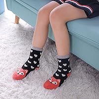 Vista 4 de 6 pares de calcetines de lana cálidos para niños y niñas para senderismo