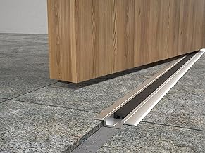 Alumat Hochwertige Magnetische Universal Türschwelle - Türdichtung - Zugluftstopper für Türen 100cm - Zugluftstopper Haustür (Magnetschwelle)