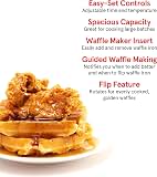 Gourmia GAFW598 2 in 1-5-Quart Digital Air Fryer + Waffle Maker — image 5