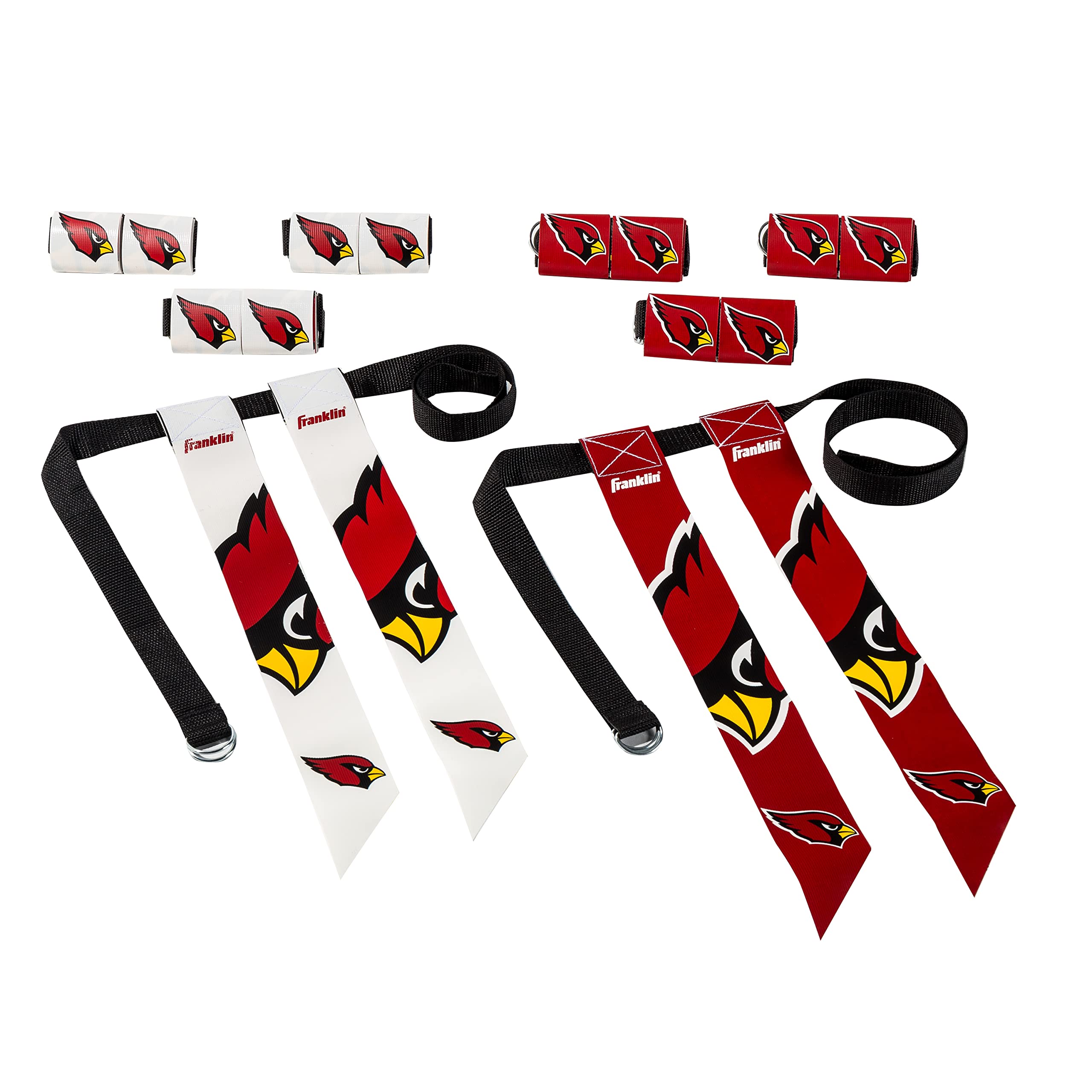Franklin Sports NFL Flag Football Sets - NFL Team Flag Football Belts and Flags - Flag Football Equipment for Kids and Adults
