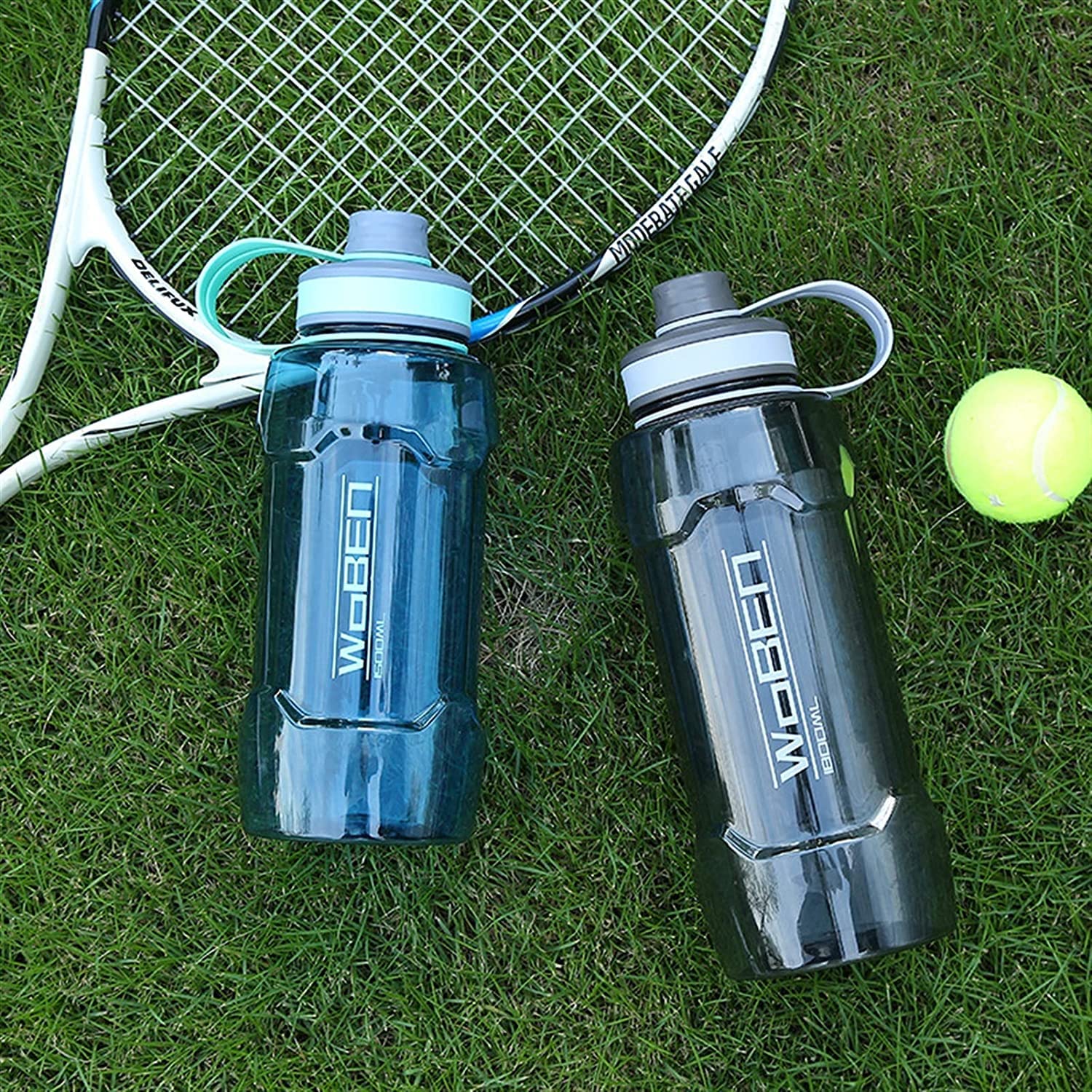 Gourde Portable Space Cups sans BPA, étanche, 1800 ML, idéale pour Le Sport, Le Fitness et Les Voyages en extérieur.
