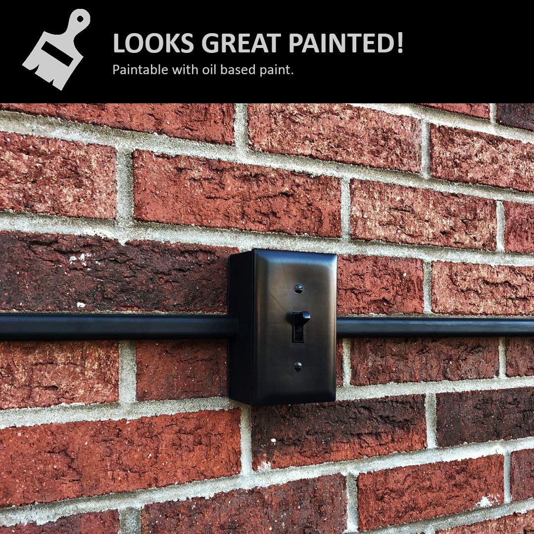 legrand Wiremold Metal Raceway, Extending Power, On-Wall, Cord Channel, White, BWH1