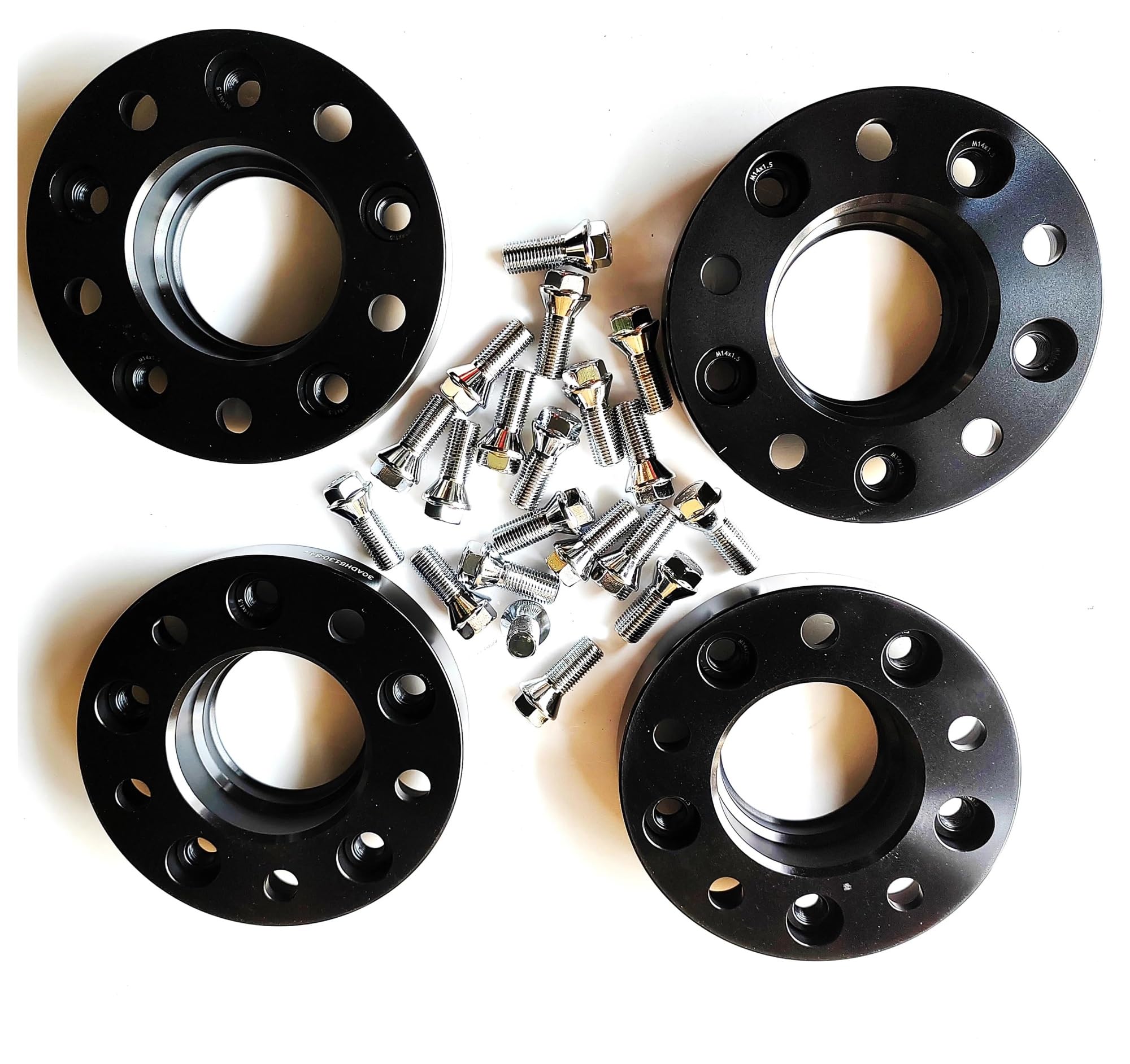 Adaptador espaciador de rueda coche 30mm y 1,18 pulgadas, espaciadores centrados en cubo PCD 5x120 72,6mm