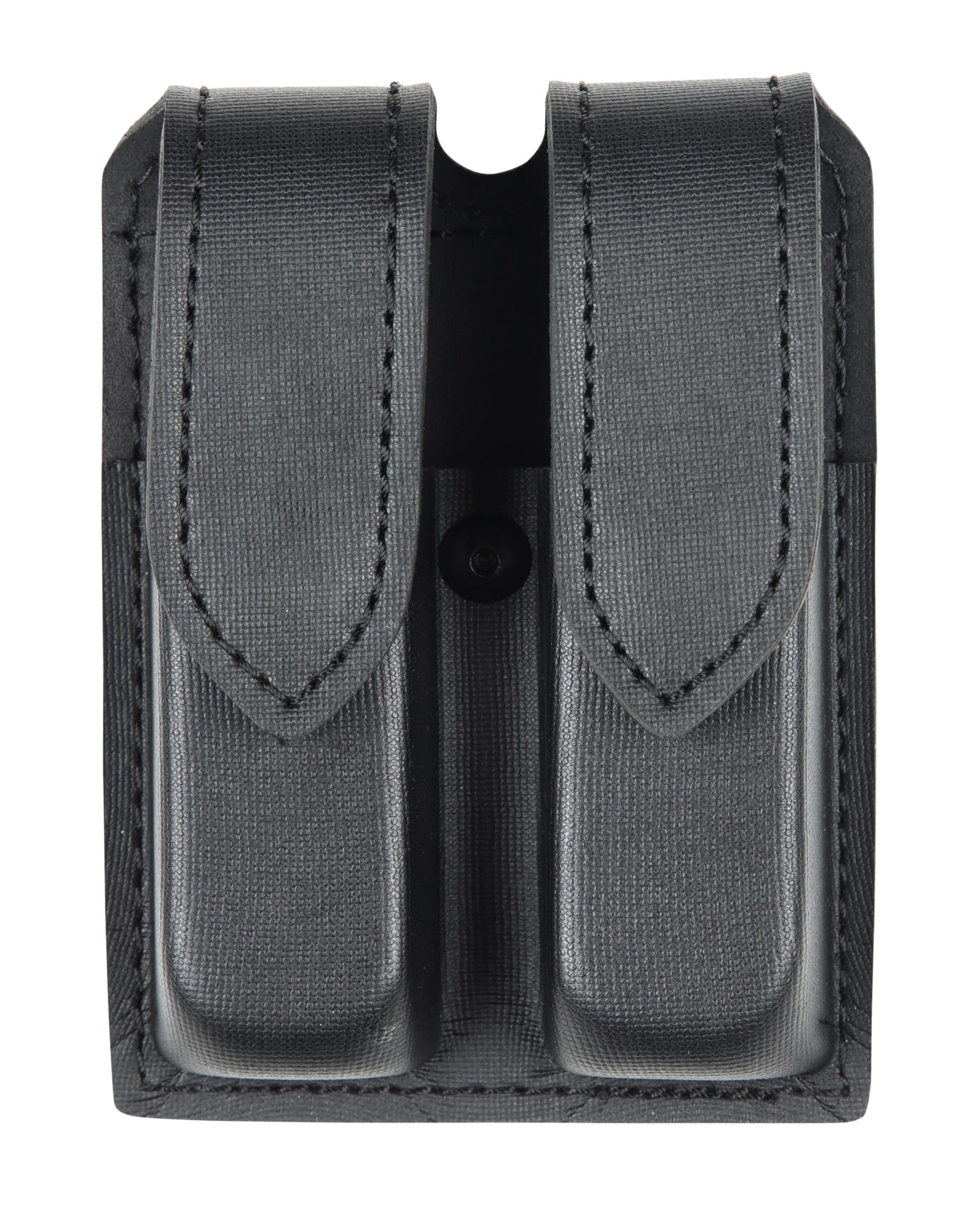 Bianchi 123 Glock 17/22 Magazine Pouch | Plain Black Horizontal Carry Holster
