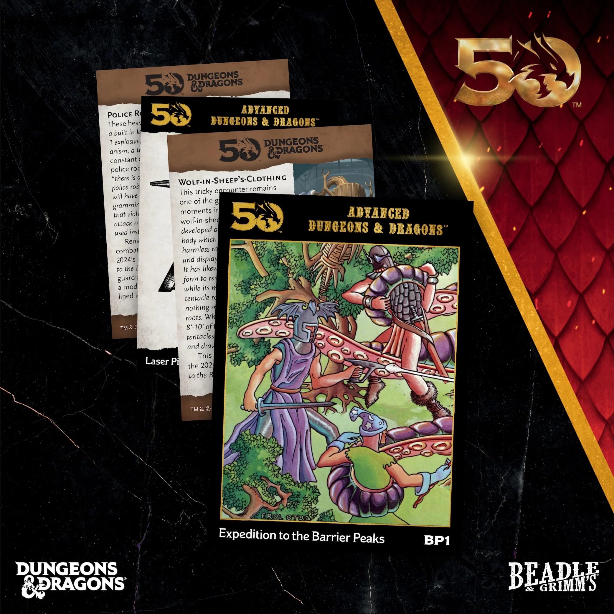 Beadle & Grimms - D&D Classic Module Dice Set - Journey to the Barrier Peak