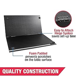 MD Sports Ping Pong Paddle Set for 2 Players with Travel Bag, 5-Ply Wooden Blade Table Tennis Paddles, 4 Balls, Performance Rubber Surface, Comfortable Grip Handles, Beginner & Recreational Use