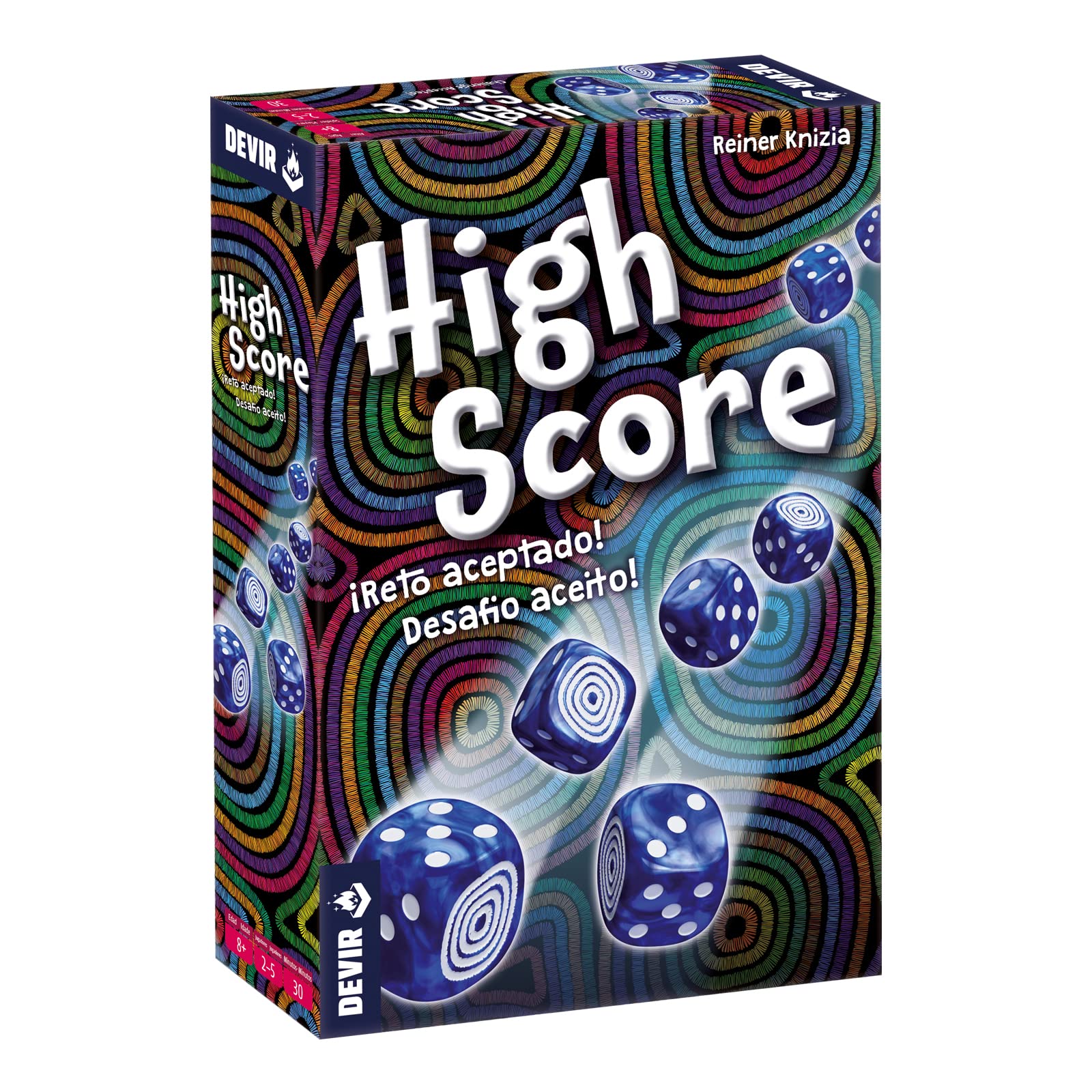 Devir BGHISCPS High Score, Juego de Mesa, Juego de Dados, Juegos de Mesa con Amigos, Party (Español, Portugués)