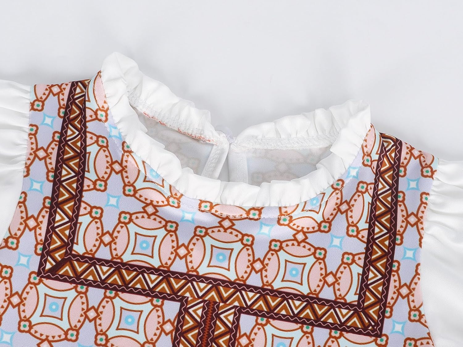 WonderBabe Girls Pioneer Dress Colonial Dress Girls Prairie Costume Kids Halloween Party Dress up Outfits