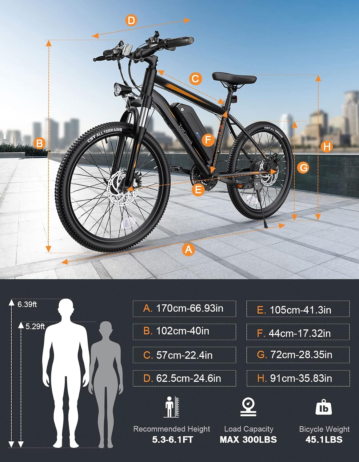 TotGuard 5856 Electric Bike User Manual