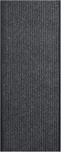 Miniatura 3 de iCustomRug - Alfombra de vinilo resistente para interiores y exteriores, impermeable, de uso general, acanalada, antideslizante, de 70 tamaños