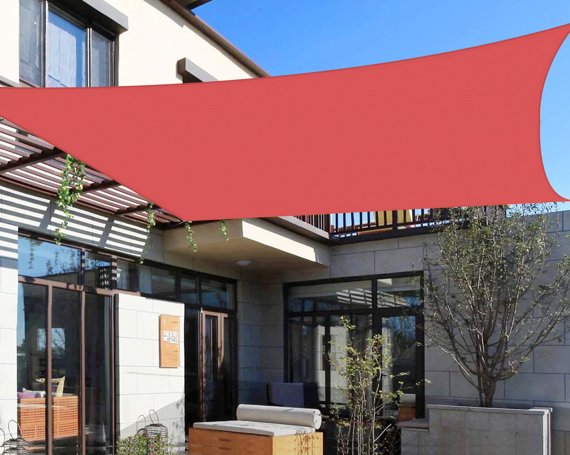 Sun Shade Sail 10x13 Rectangle Shade Sail Canopy Sun