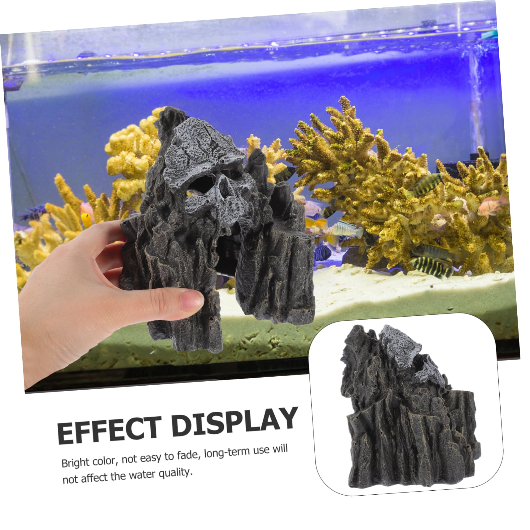 Toddmomy 5piezas Cueva para y Terrarios Adorno De para Paisajismo Acuático y Refugio para y Reptiles para De Agua y Hábitats De Tortugas