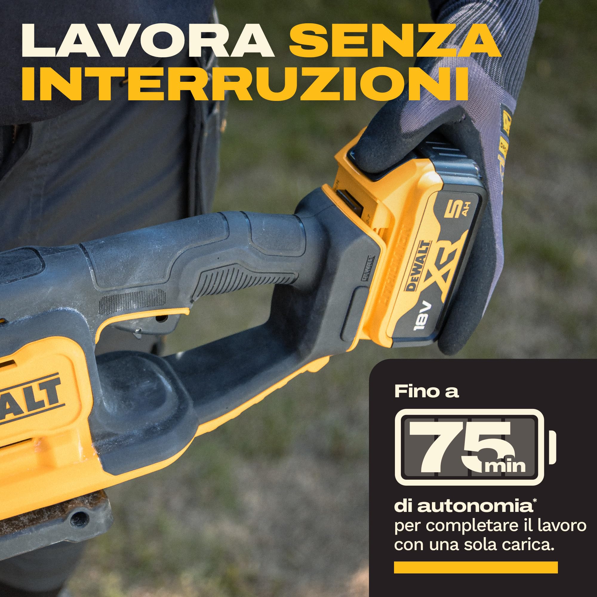 DEWALT 18V XR 55cm 25mm tagliasiepi - solo utensile, DCMHT564N-XJ