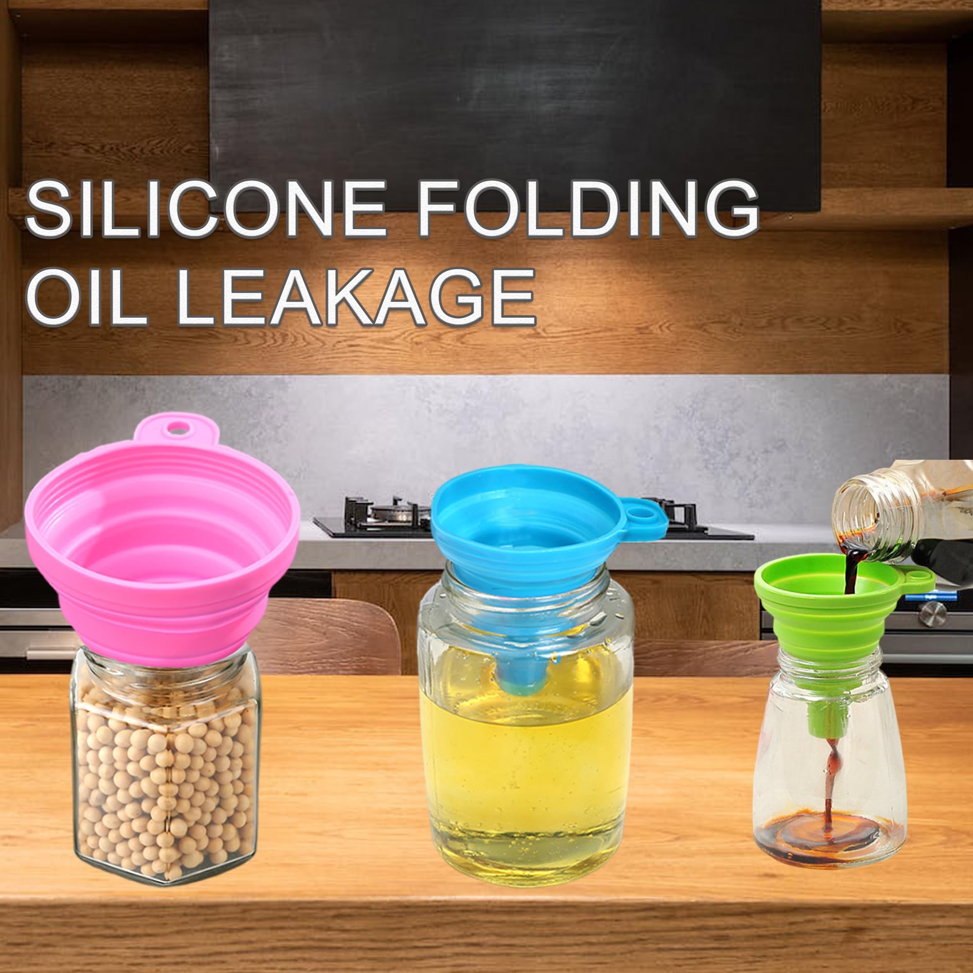 Entonnoirs Sensoriels Pour Enfants Inspire My Play - Lot De 3 En Silicone Alimentaire Pliable - Couleurs Corail - Jeu Désordonné, Bac à Sable, Bain