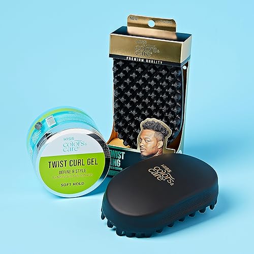 Miniatura 7 de KISS COLORS & CARE Twist Curl Gel, 6 oz. – Agarre flexible, perfecto para giros, hidratante y promueve el crecimiento del cabello, sin acumulación –