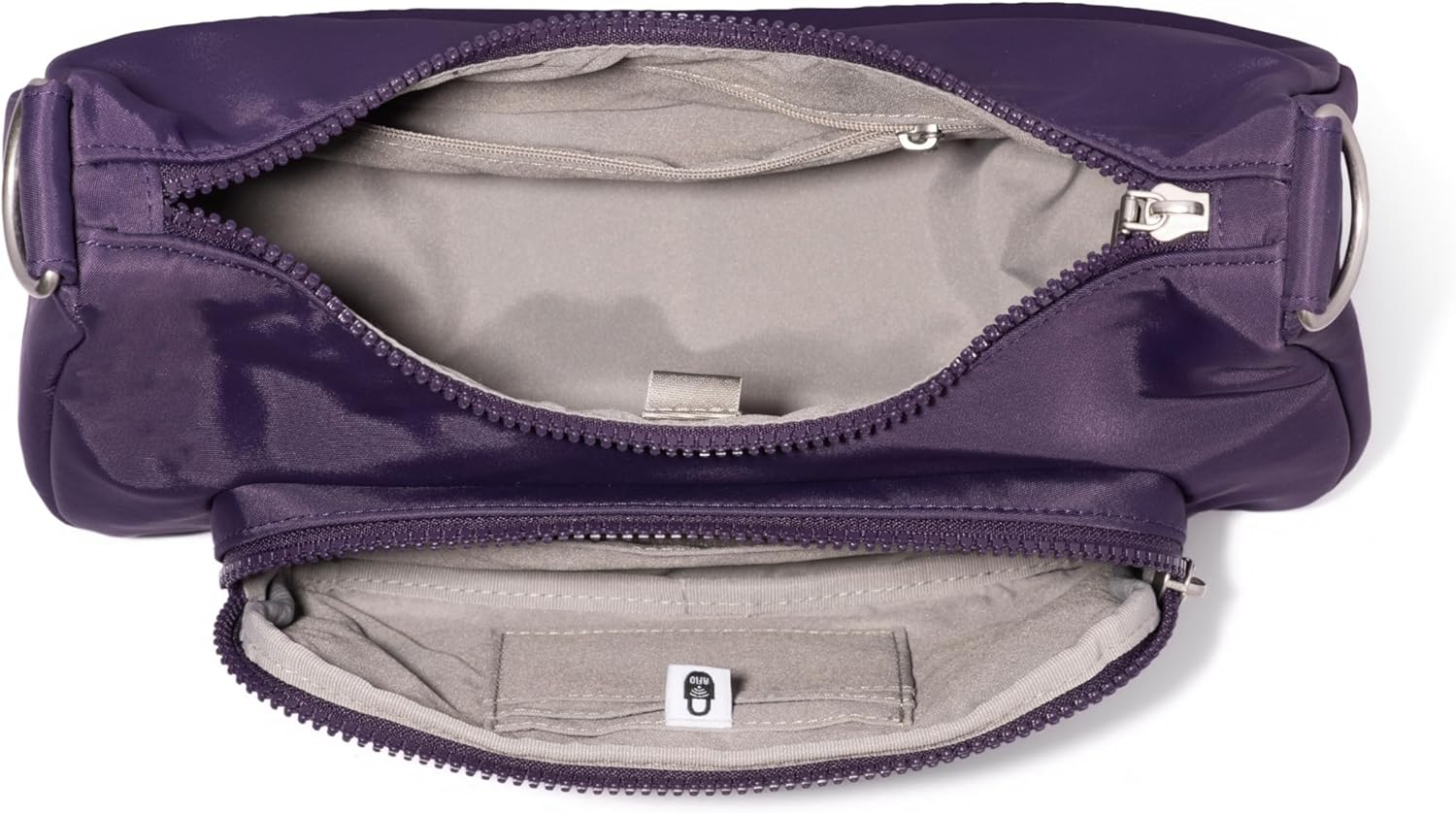 Baggallini Savannah Crossbody 12"x8" w/RFID Card Holder, Vegan Leather Shoulder Strap Convertible Crossbody for Women