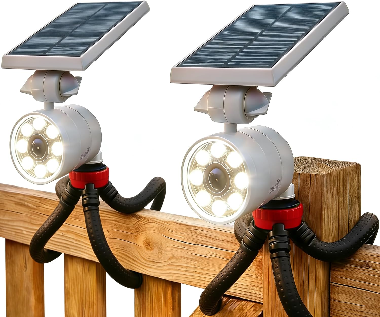 Solar Motion Sensor Outdoor Light with Portable Tripod - 1400LM Aluminum Security Floodlight for Outside Camping, Dark Driveways & Backyard Anti-Theft - IP66 Extreme Weather Ready (No Wiring)